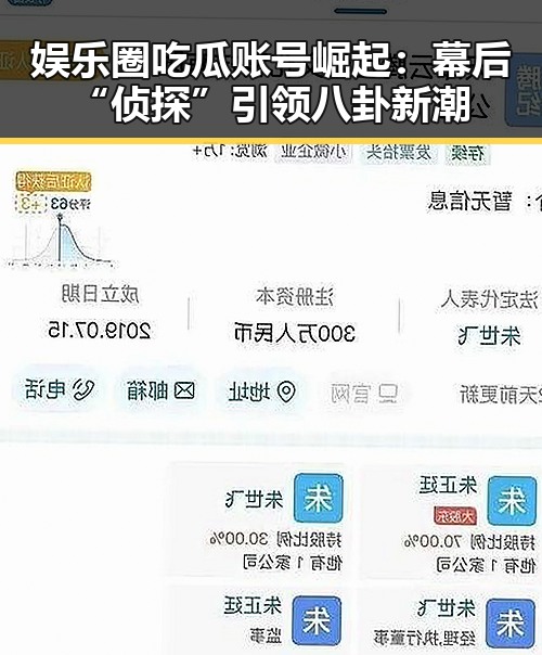 娱乐圈吃瓜账号崛起：幕后“侦探”引领八卦新潮